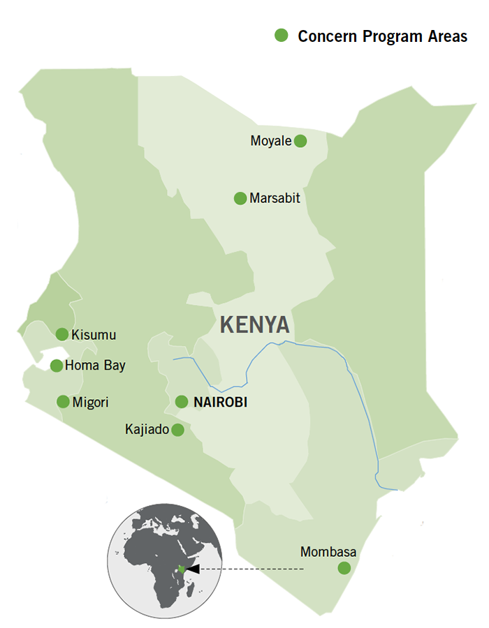 Concern Program Areas in Kenya