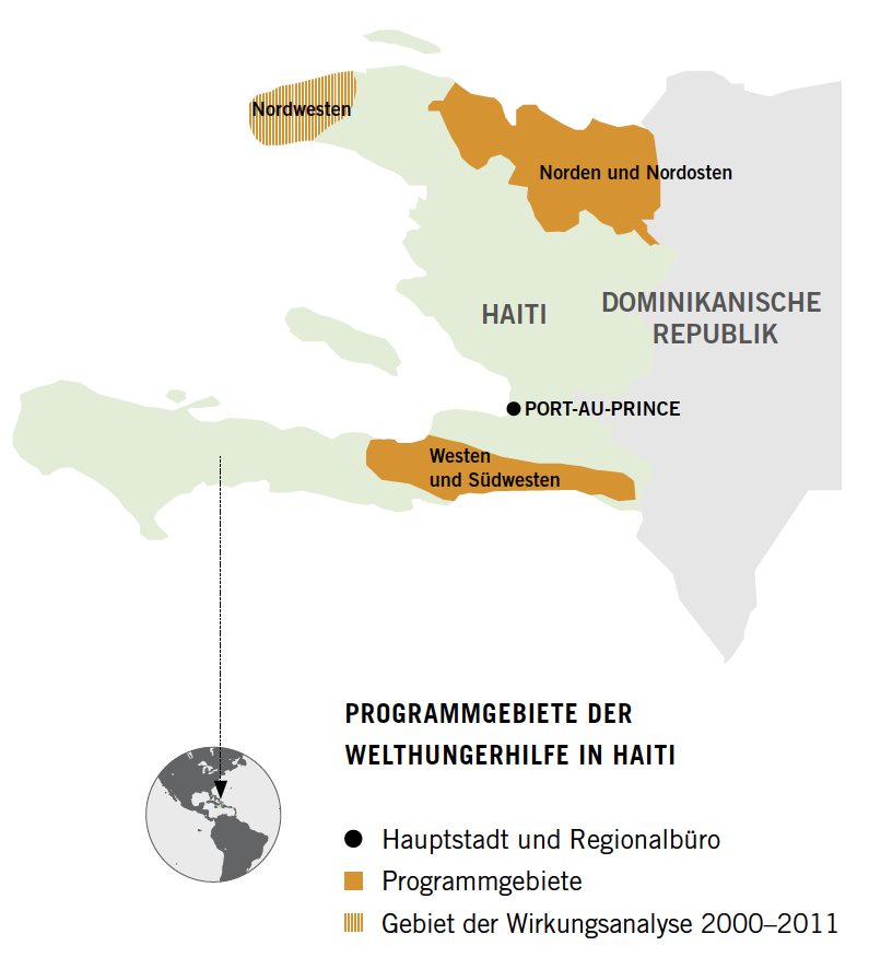 Welthungerhilfe’s Program Areas in Haiti