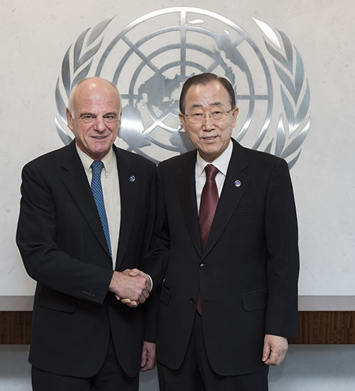 In January 2016, David Nabarro was appointed as the UN Special Advisor on the 2030 Sustainable Development Agenda.
