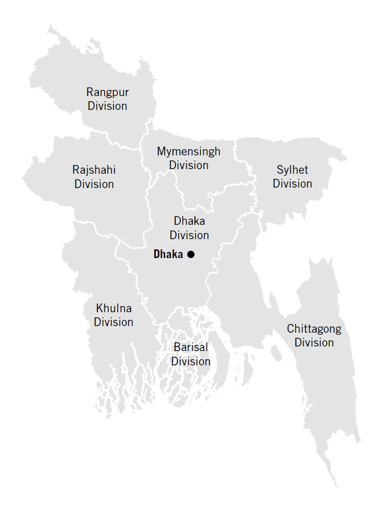 Figure 4.1: Map of Bangladesh