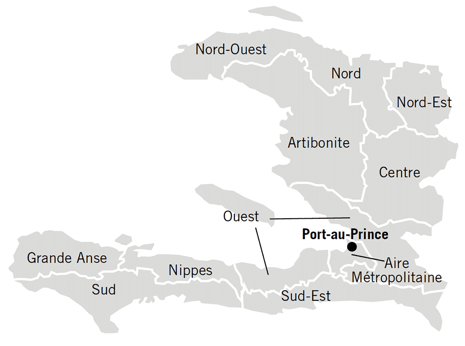 Map of Haiti