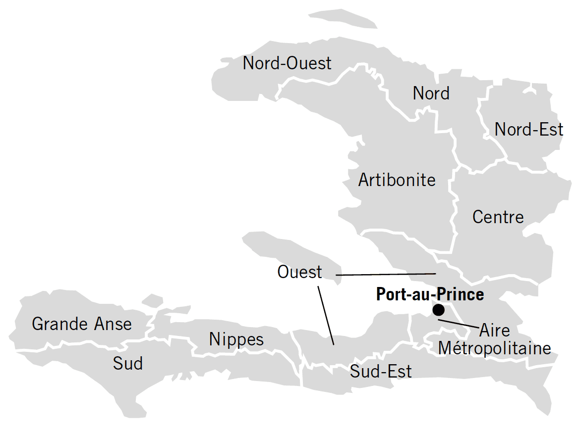 Map of Haiti