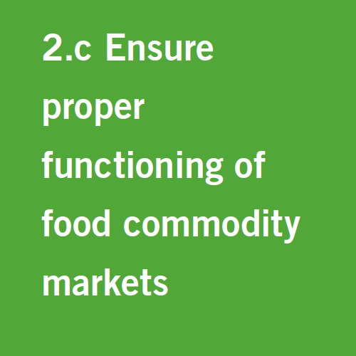 Target 2.c: Ensure proper functioning of food commodity markets
