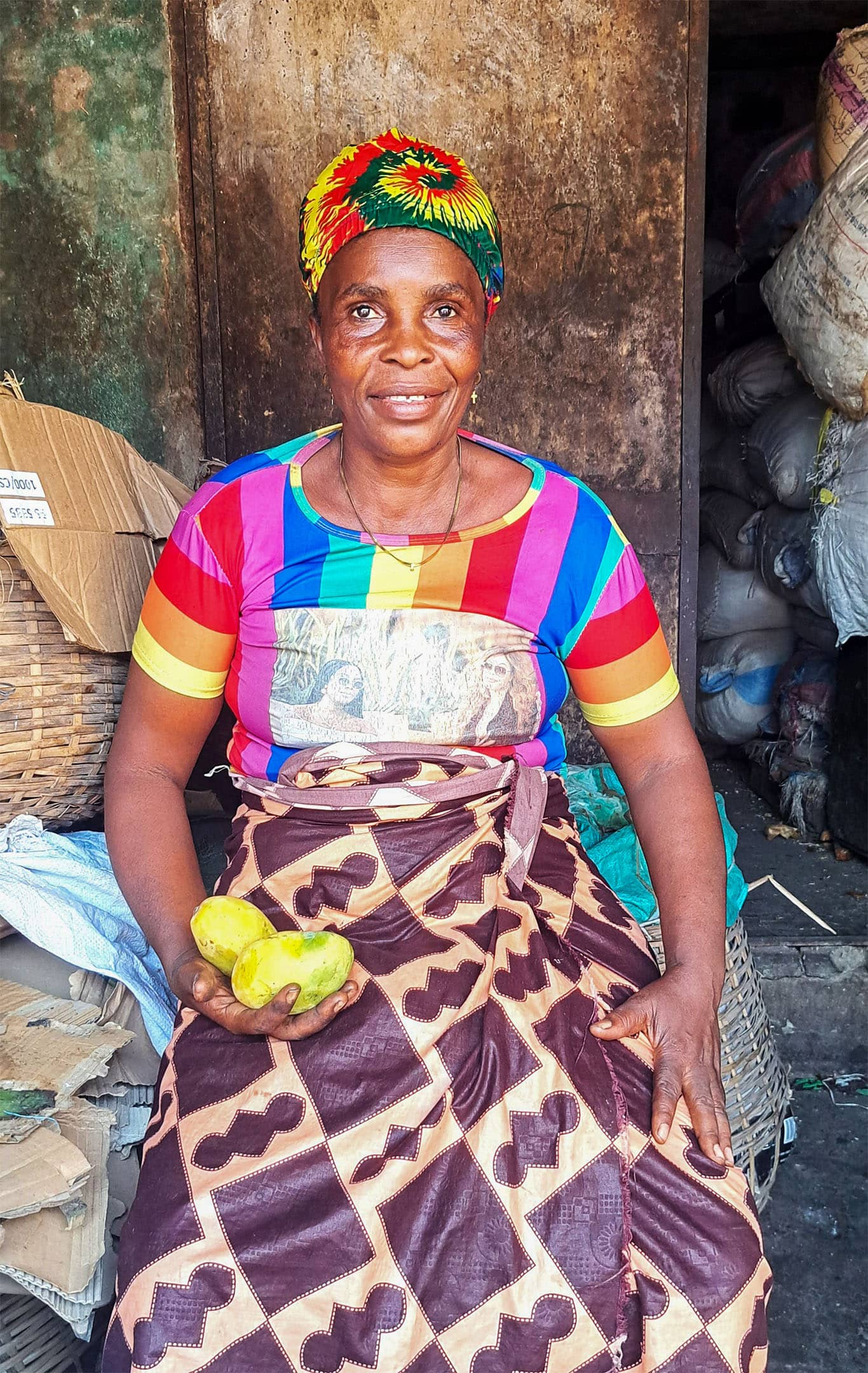 After fighting for her land rights, Marie Olimbo Sesay, landowner and active member of the Port Loko MAP, educates women on the importance of understanding the Customary Land Rights Act.