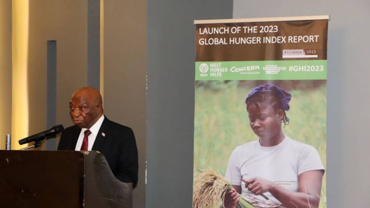 Launch of the 2023 Global Hunger Index (GHI) Report in Monrovia, Liberia