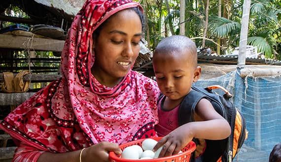 Projektbeispiel: Wissensvermittlung über Landwirtschaft und Ernährung in Bangladesch