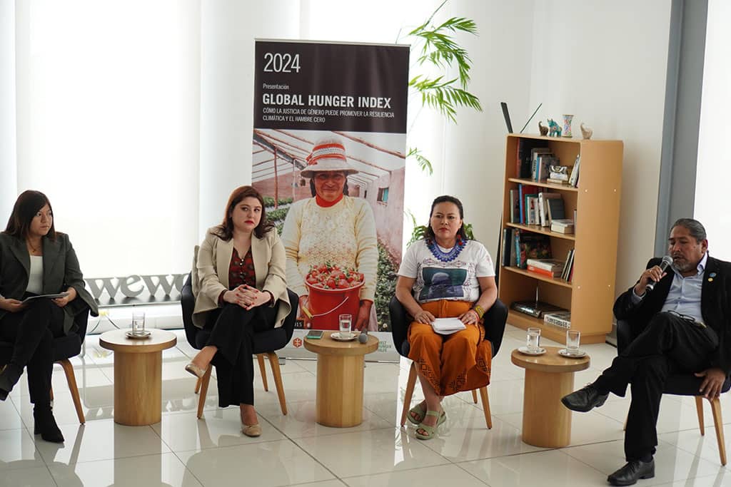 With great success and the participation of more than 80 people,  Welthungerhilfe presented for the sixth consecutive year the Global Hunger Index report in Peru.
