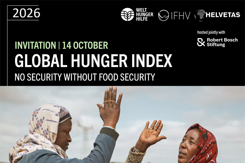 Unveiling the 2026 Global Hunger Index: No Security Without Food Security