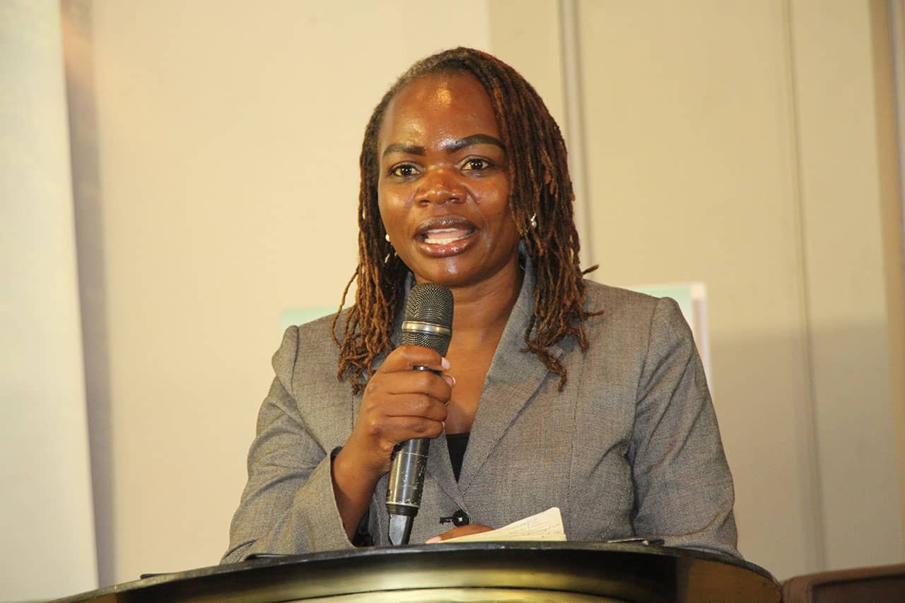 Fedha Daritsu, Partnerships Council of Governors, shares insights at the GHI Kenya 2025 launch in Nairobi. Photo Credit: James Gichuru (Photojournalist Standard Media Group).